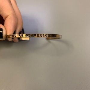 “You’re my person” Mantraband bracelet